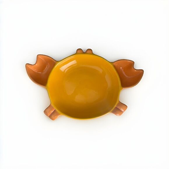 2005 Target Home Crab Large Serving Dish Vintage Platter Bowl Dip Orange Beach - Picture 7 of 16